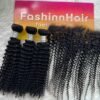 3 Kinkycurly Bundles 13*4 HD Lace Closure