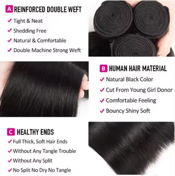 Body Wave Bundles With Hd Lace Closure