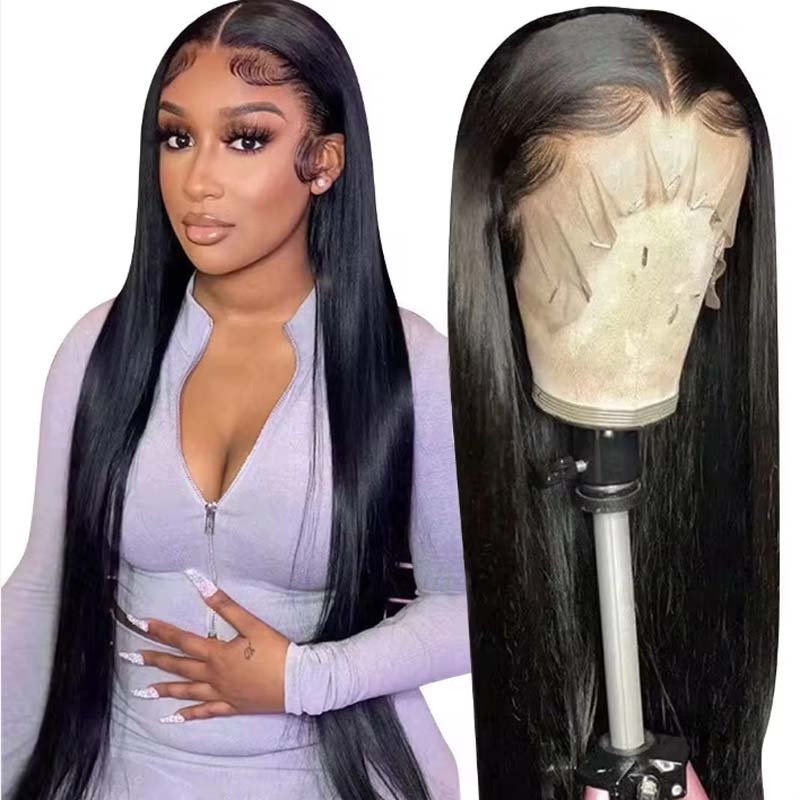 #Natural Color 13×6 HD Lace Silky Straight 40 inch Full Frontal Wig