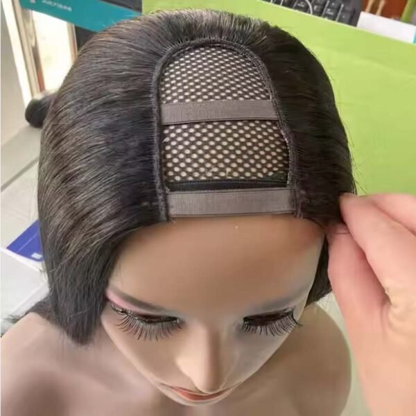 #Natural Color U-part Wig Human Hair