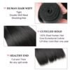 Straight Bundles With Hd Lace Frontal
